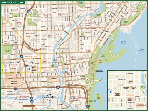 map of milwaukee streets.